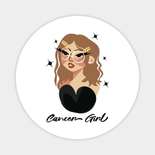 Cancer Girl Zodiac Sign Astrology Magnet